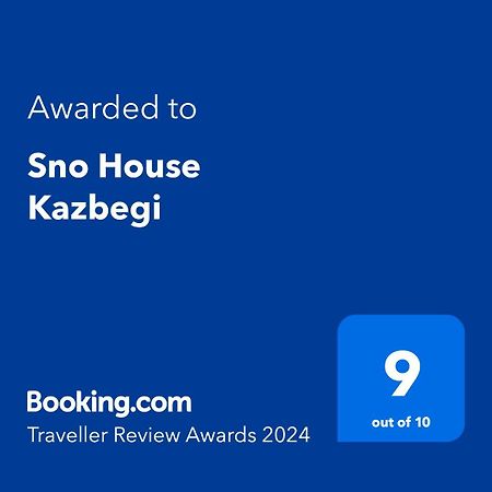 Sno House In Kazbeg Hotel Exterior foto